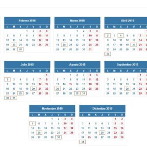 Estas son las novedades del calendario del contribuyente 2018